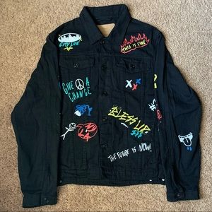 Griffiti Jeans Jacket